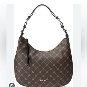 Nine West Irina Brown Hobo Bag
